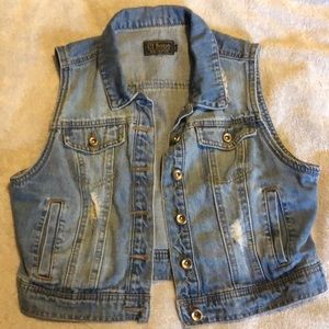 Denim vest